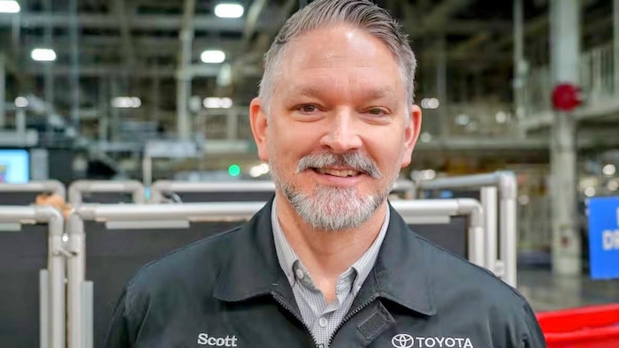 Scott MacKenzie le 23 janvier à l’usine Toyota de Woodstock.