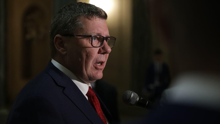 Le premier ministre de la Saskatchewan, Scott Moe.