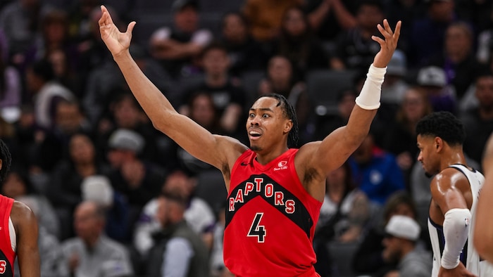 Scottie Barnes lors d’un match contre les Kings à Sacramento, le 21 janvier 2026.