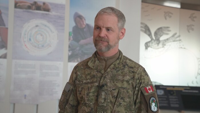 Sean French, commandant de la force interarmées pour l'opération Inook.