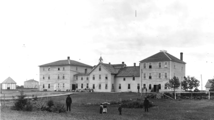 The school, also known as Thunderchild Indian Residential School, operated from 1901 to 1948 near Delmas, Sask.