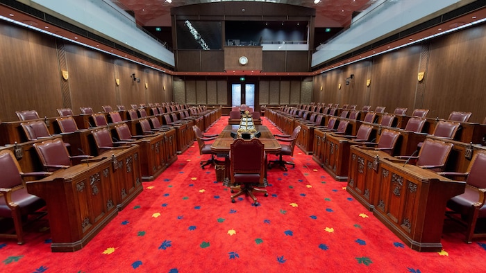 La Chambre haute du Parlement.