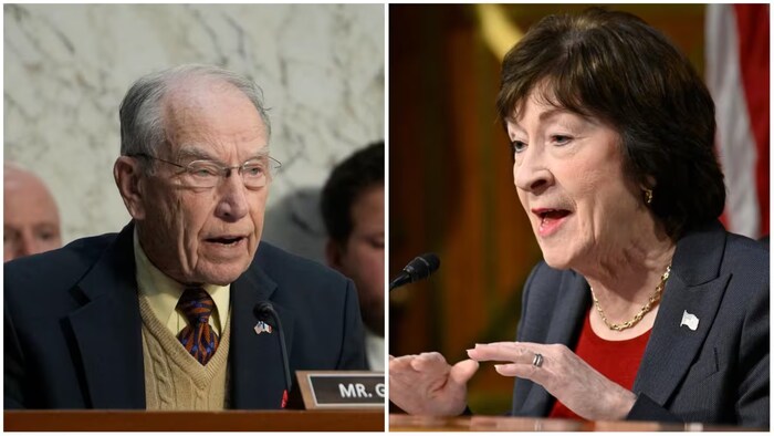 Chuck Grassley et Susan Collins.