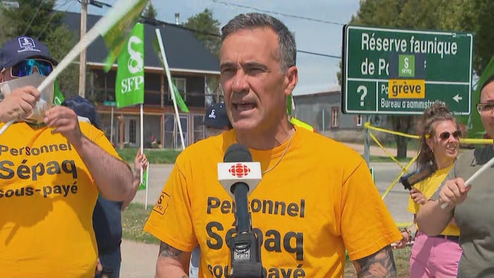 Norman Paradis, président de la région de Québec – Chaudière-Appalaches au SFPQ.