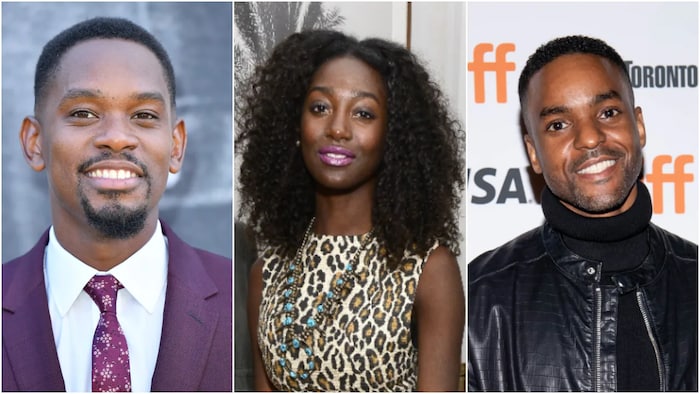 De gauche à droite : Aml Ameen (I May Destroy You), Mouna Traoré (The Umbrella Academy) et Ronnie Rowe Jr. (Pretty Hard Cases).
