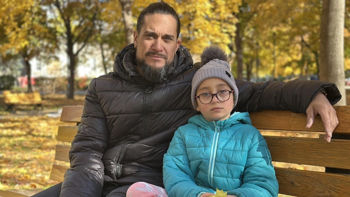 Amélia et son père Dominick.