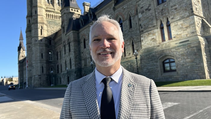 Éric Lefebvre, député de Richmond-Arthabaska, à Ottawa.