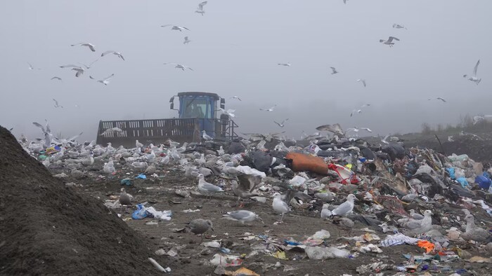 Le site d'enfouissement de Sudbury.