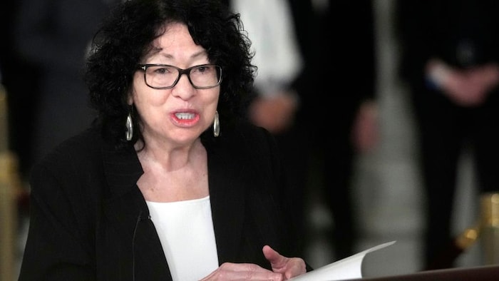 Sonia Sotomayor. trump says he his hands