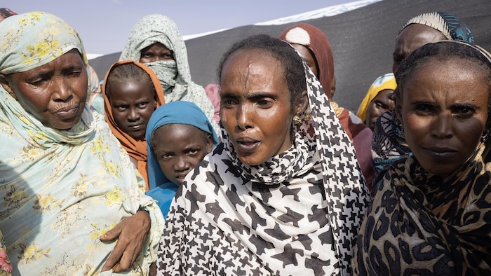 Des femmes soudanaises dans un camp.