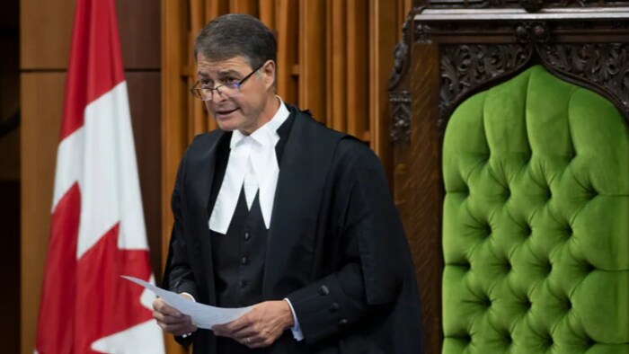 Le président de la Chambre des communes, Anthony Rota.