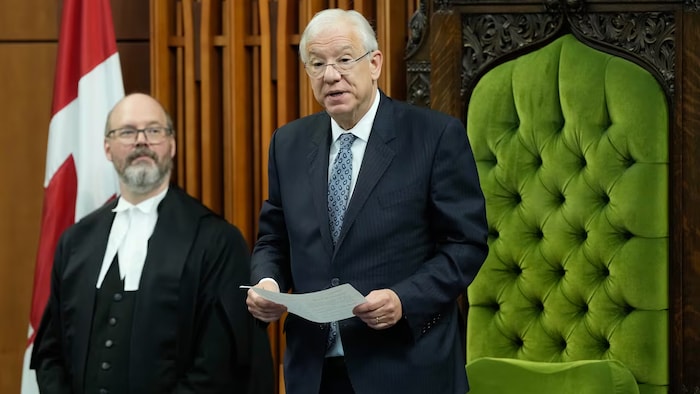 Francis Scarpaleggia dans la Chambre des communes.
