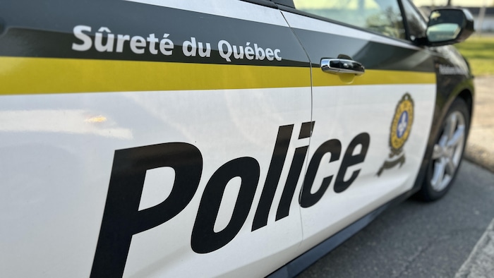 Une voiture de patrouille de la Sûreté du Québec.