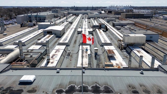 L'usine de Stellantis à Windsor.