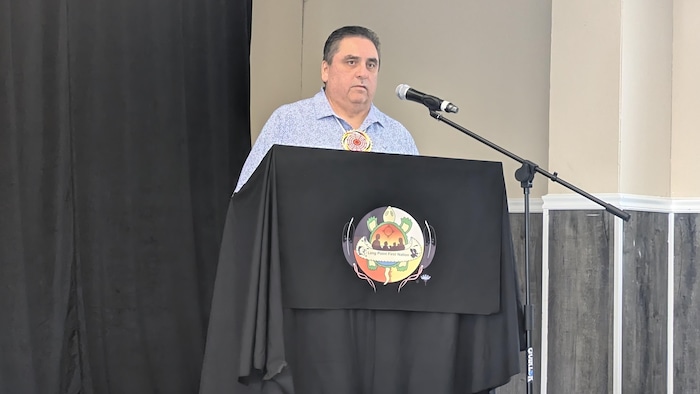 Steve Mathies Steeve Mathias élu chef de nouveau à Winneway | Radio-Canada