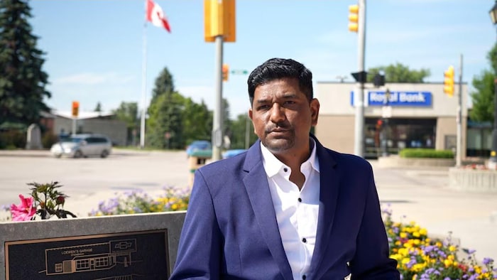 Mitesh Kumar, candidat au conseil municipal de Steinbach.