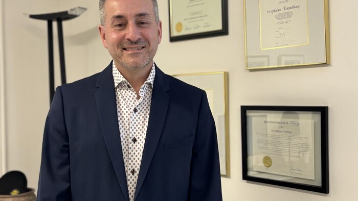 Le président-directeur général du CIUSSS de l'Estrie-CHUS, le Dr Stéphane Tremblay.
