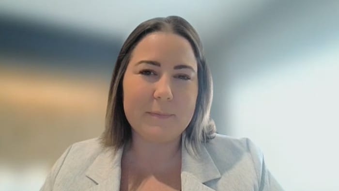 Stéphanie Babineau en visioconférence.