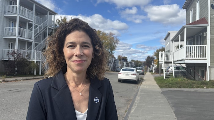 Stéphanie Martin, candidate du Parti québécois dans la circonscription de Vanier–Les Rivières.