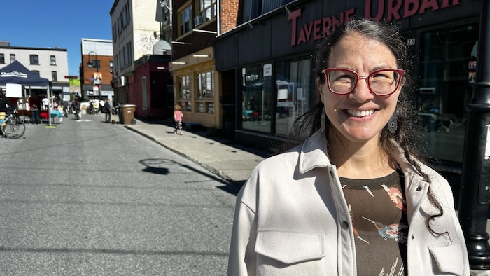 Stéphanie Vachon, candidate solidaire dans Sherbrooke.
