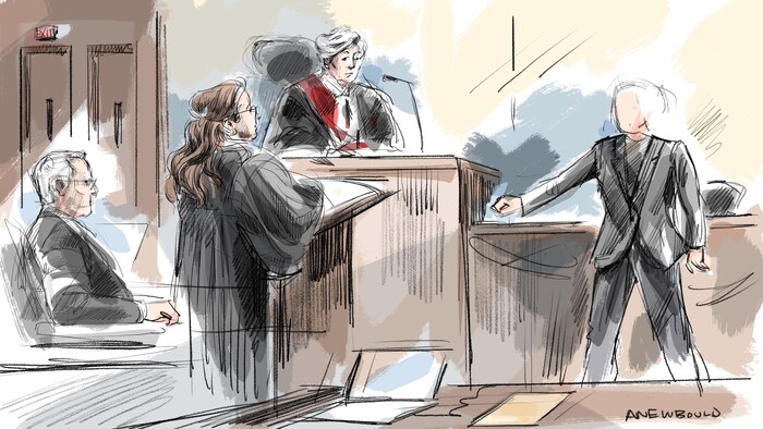 Illustration judiciaire du procès