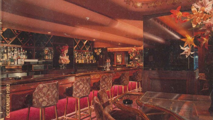 Le bar Rooney’s tel qu’illustré dans une revue gastronomique de langue anglaise.