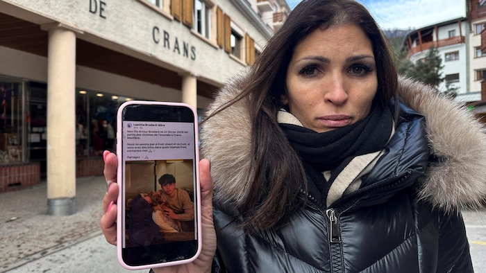 Laetitia Brodard montre la dernière photo qu'elle a publiée de son fils, Arthur, quelques heures avant qu'il parte fêter pour le Nouvel An.