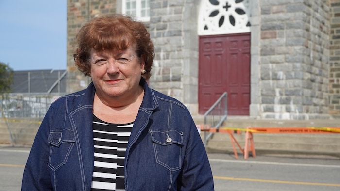 La présidente de la Fabrique de L'Isle-Verte, Suzanne Marquis. 