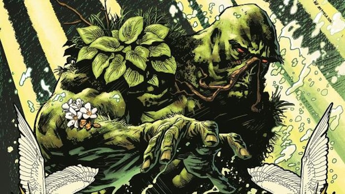 Un dessin qui représente Swamp Thing.