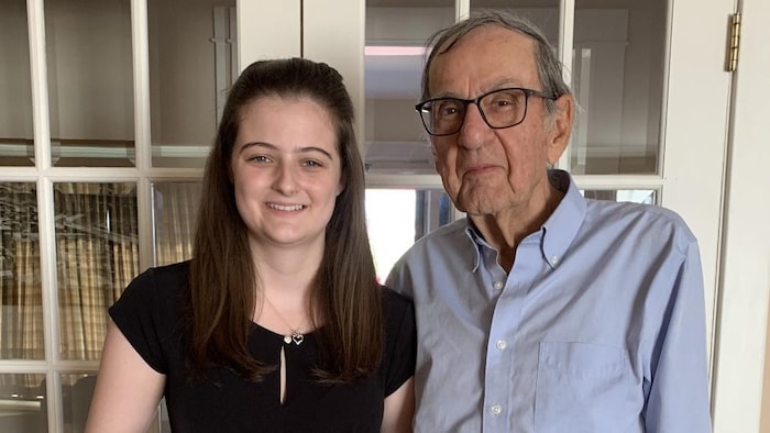 Portraits de Sydnee Saulnier et de Edwin Thériault.