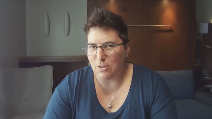 Sylvie Landry en entrevue zoom.