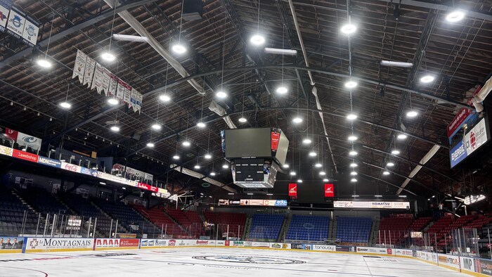 Une patinoire.