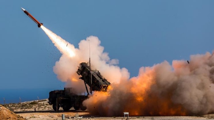 Lancement d'un missile Patriot.