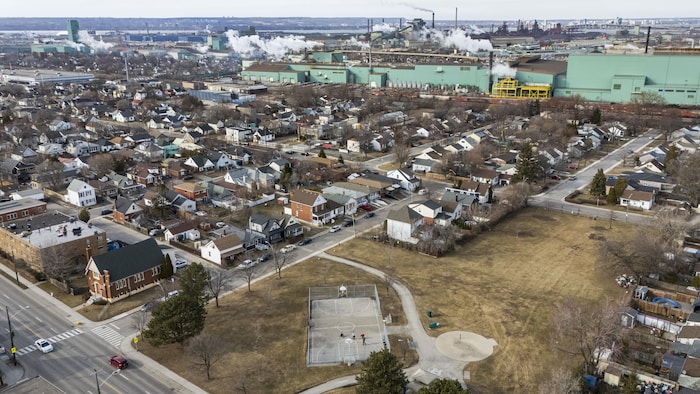 Une aciérie à Hamilton, en Ontario, le 12 mars 2025.