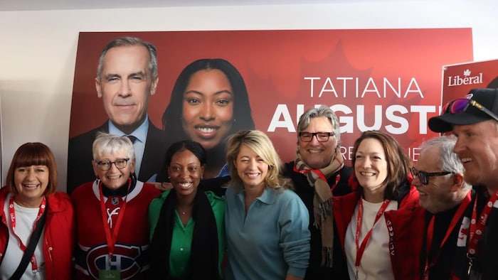 Des libéraux rassemblés autour de la candidate Tatiana Auguste.