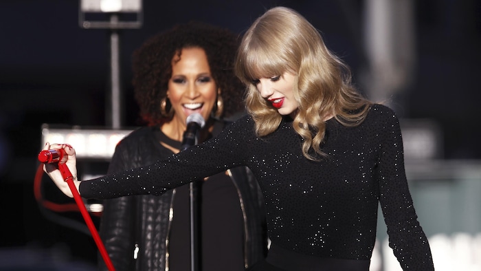 Taylor Swift sur scène.