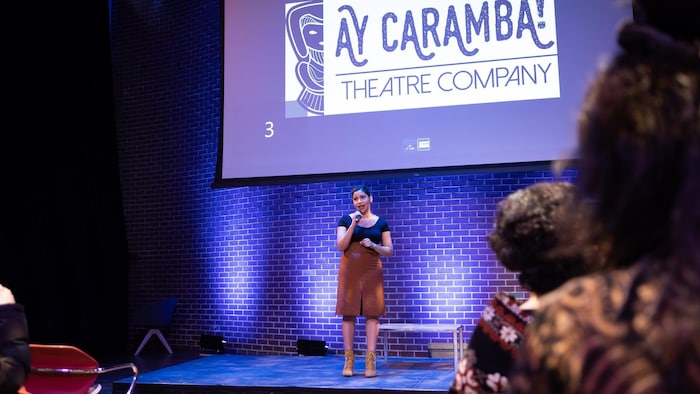 Yulissa Campos est actrice et directrice artistique de la compagnie théâtrale Ay Caramba ! établie à Saskatoon, en Saskatchewan.
