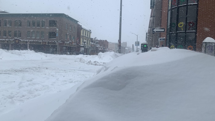 Une tempête de neige à Ottawa, le 16 février.