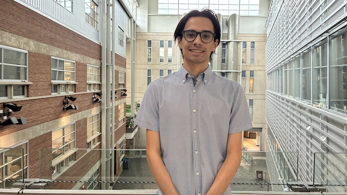 Simon Wermie, à l'Université du Manitoba.