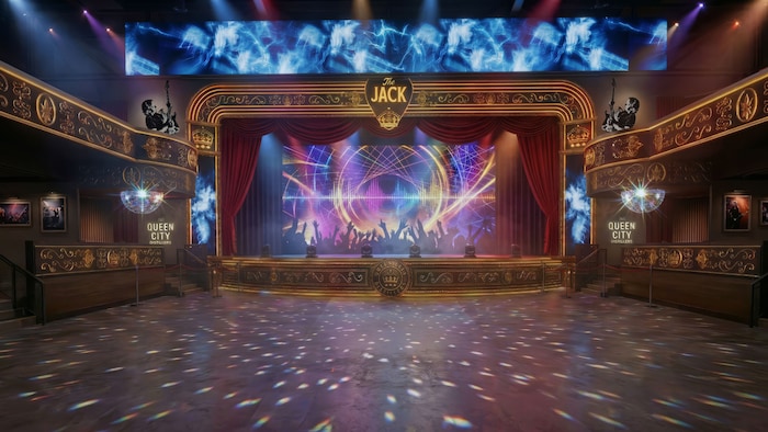 Rendu intérieur de la future salle de spectacle The Jack.