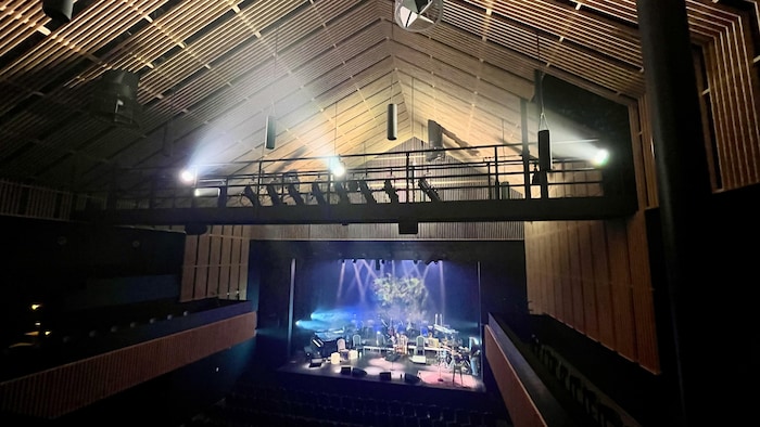Un plan de la salle de spectacles du Théâtre de la Vieille Forge.