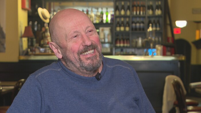 Portrait de Thierry Clément dans son restaurant.