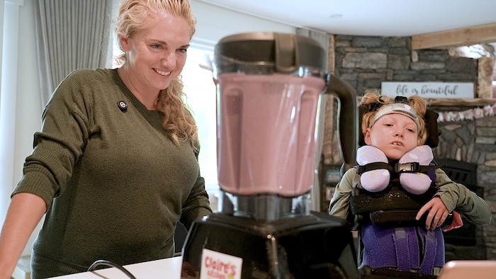 Stephanie Sonenberg et sa fille.