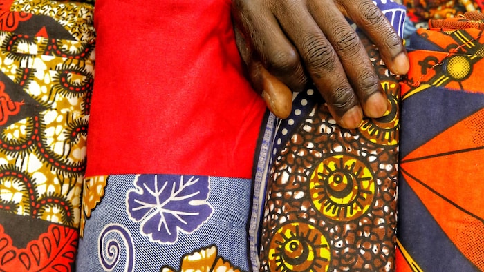 Des tissus africains.