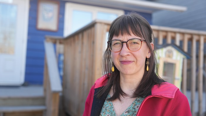 Audrey Fournier, le 3 mai 2024, à Yellowknife, aux Territoires du Nord-Ouest.