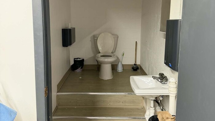 Une toilette.