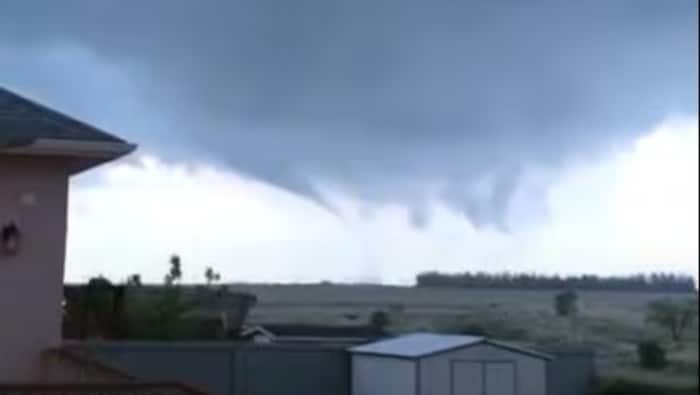 Une tornade près de Regina, le 27 mai 2023.