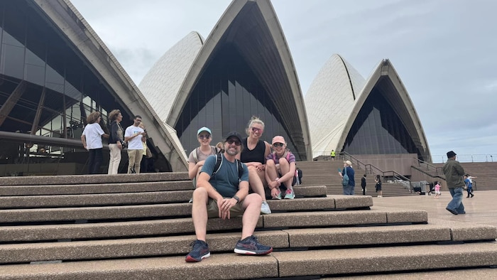 La famille Pelletier a visité l'Australie dans ses premières destinations.