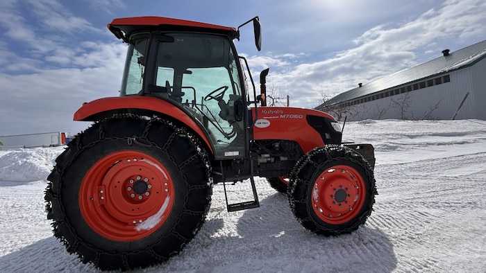Un tracteur
