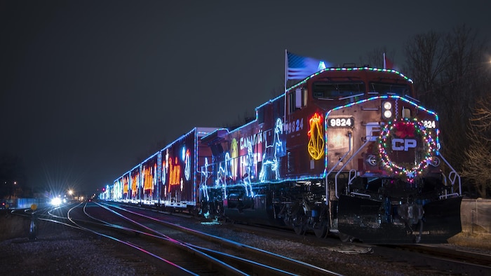 Le train de Noël